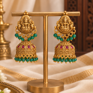 Ganesha Antique Jhumka