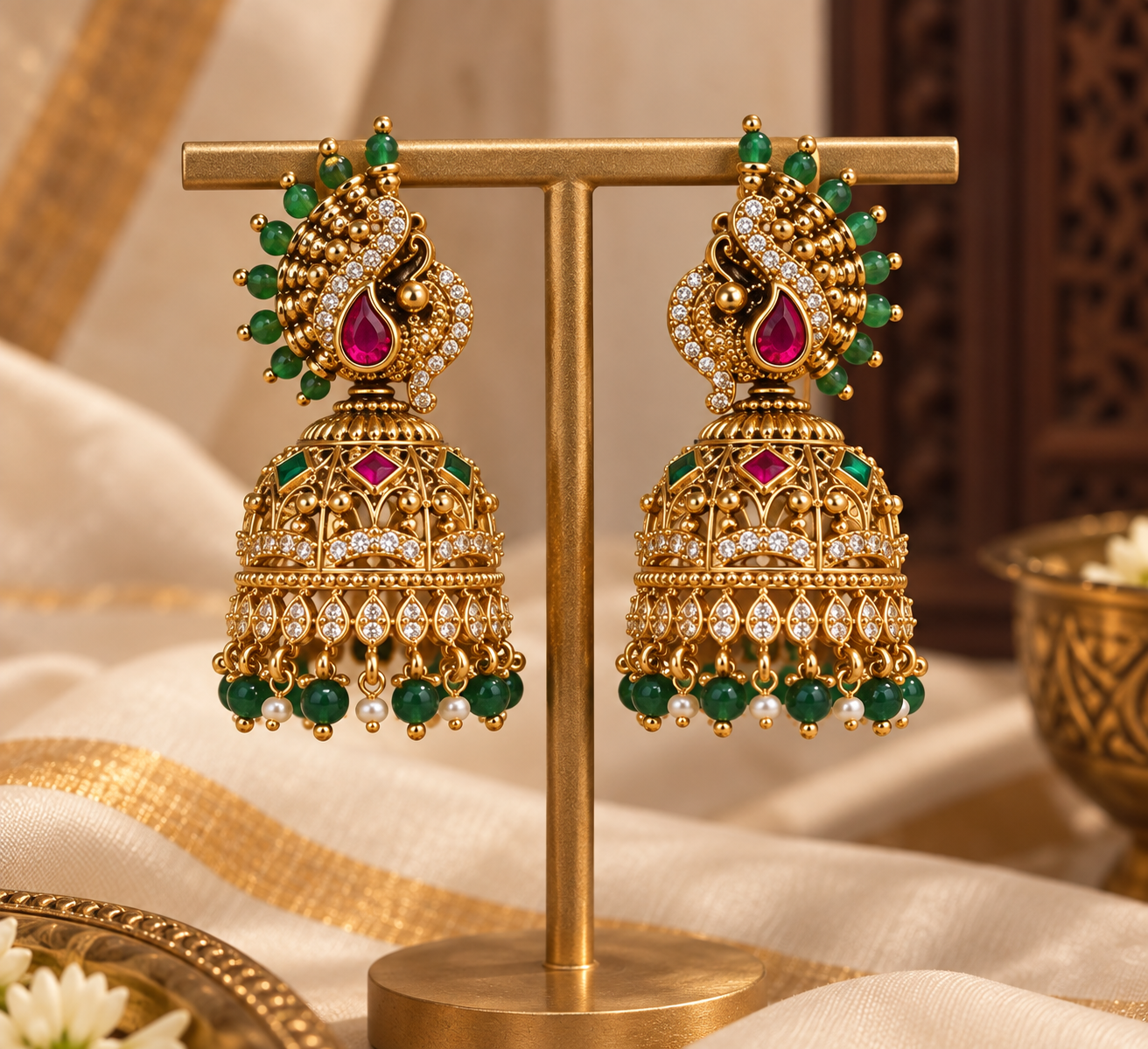 kalyani-antique-jhumka